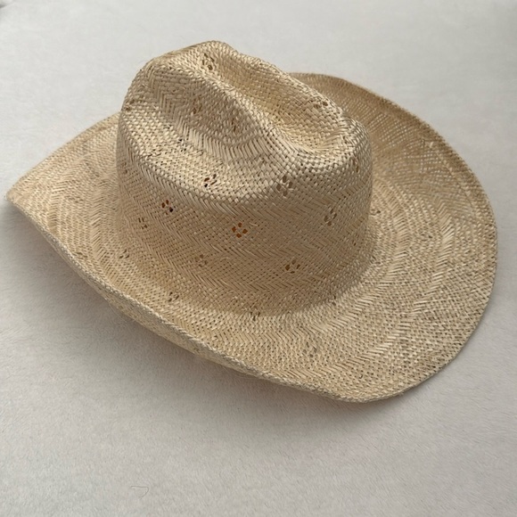 {NWT} Lack of Color | Free People Desert Rose Sisal Hemp Straw Cowboy Hat (L) - Picture 3 of 16